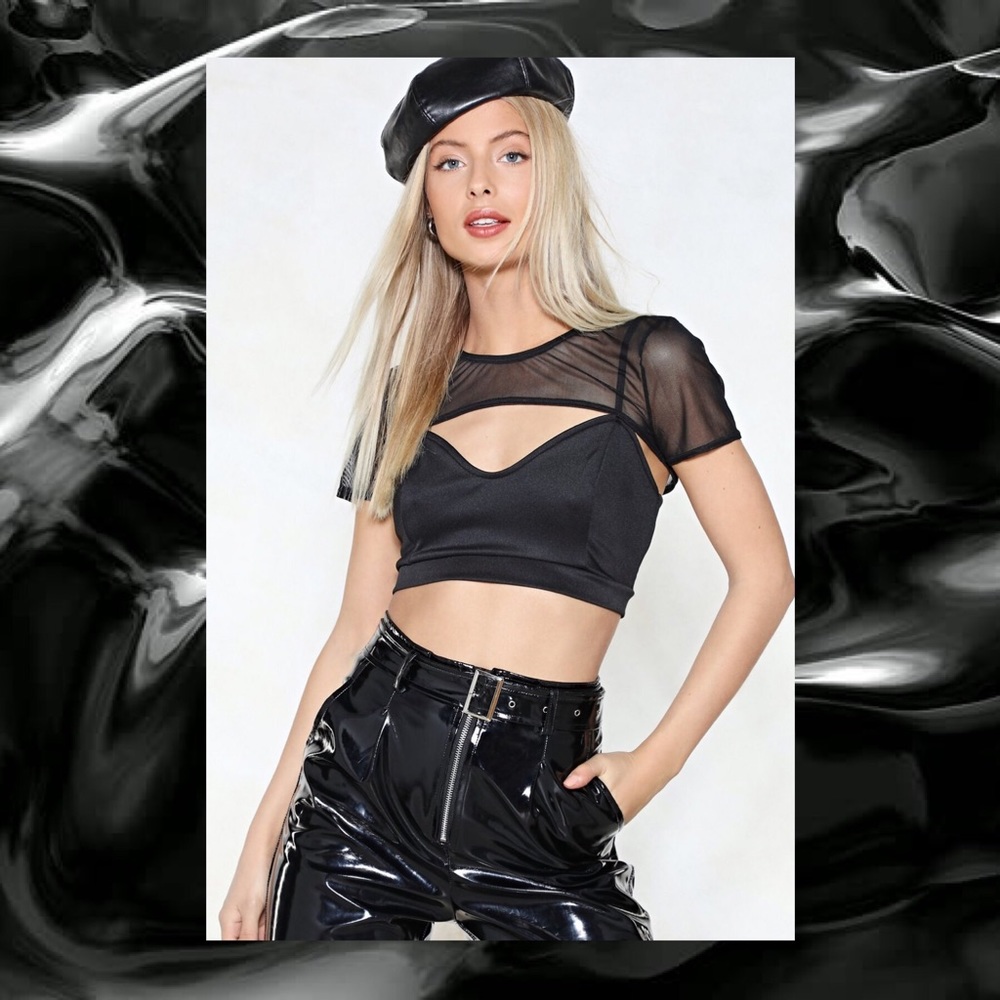 Nasty Gal “See What I Mean” Crop Top